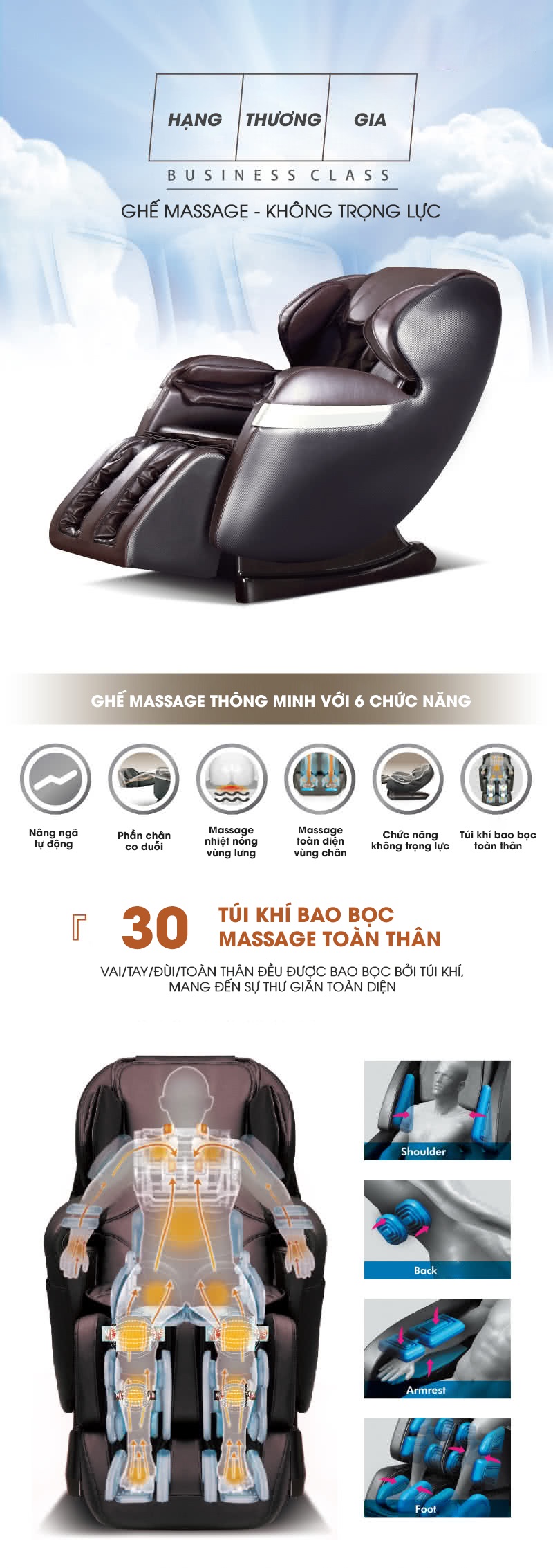 Hình ảnh ghế massage toàn thânOkasa OS-268 Plus