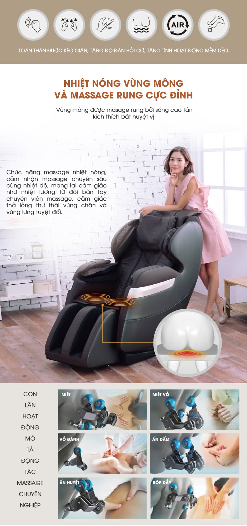 Hình ảnh ghế massage toàn thânOkasa OS-268 Plus